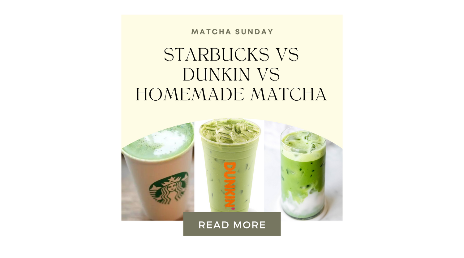 Is Starbucks Matcha Latte, Dunkin’ Donuts Matcha Latte, or Making Matcha Latte at Home Healthier?