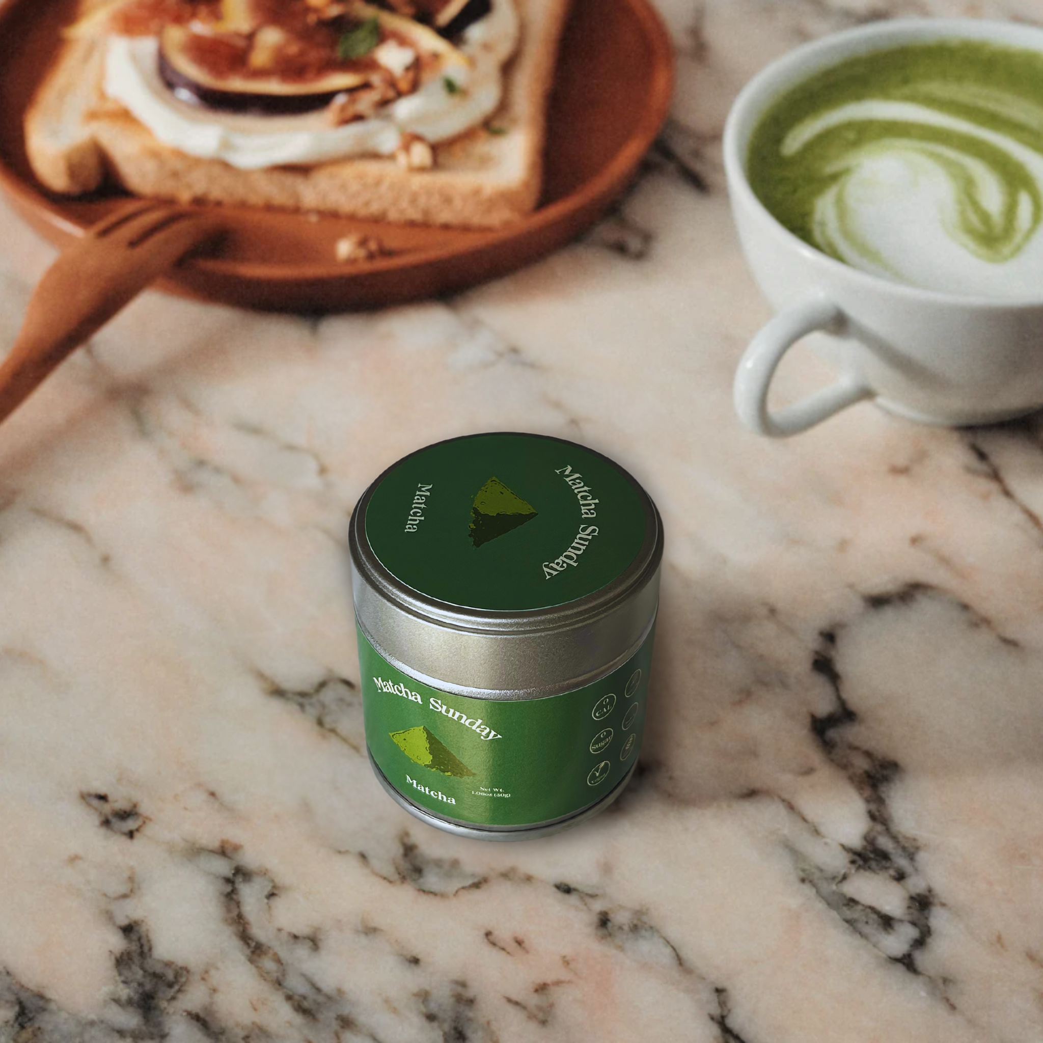 Matcha Sunday Ceremonial Grade Matcha Powder Product photo (aesthetic)