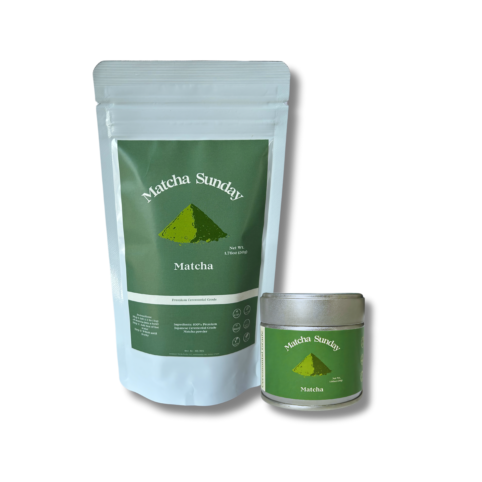 Ceremonial Grade Matcha Powder Bundle