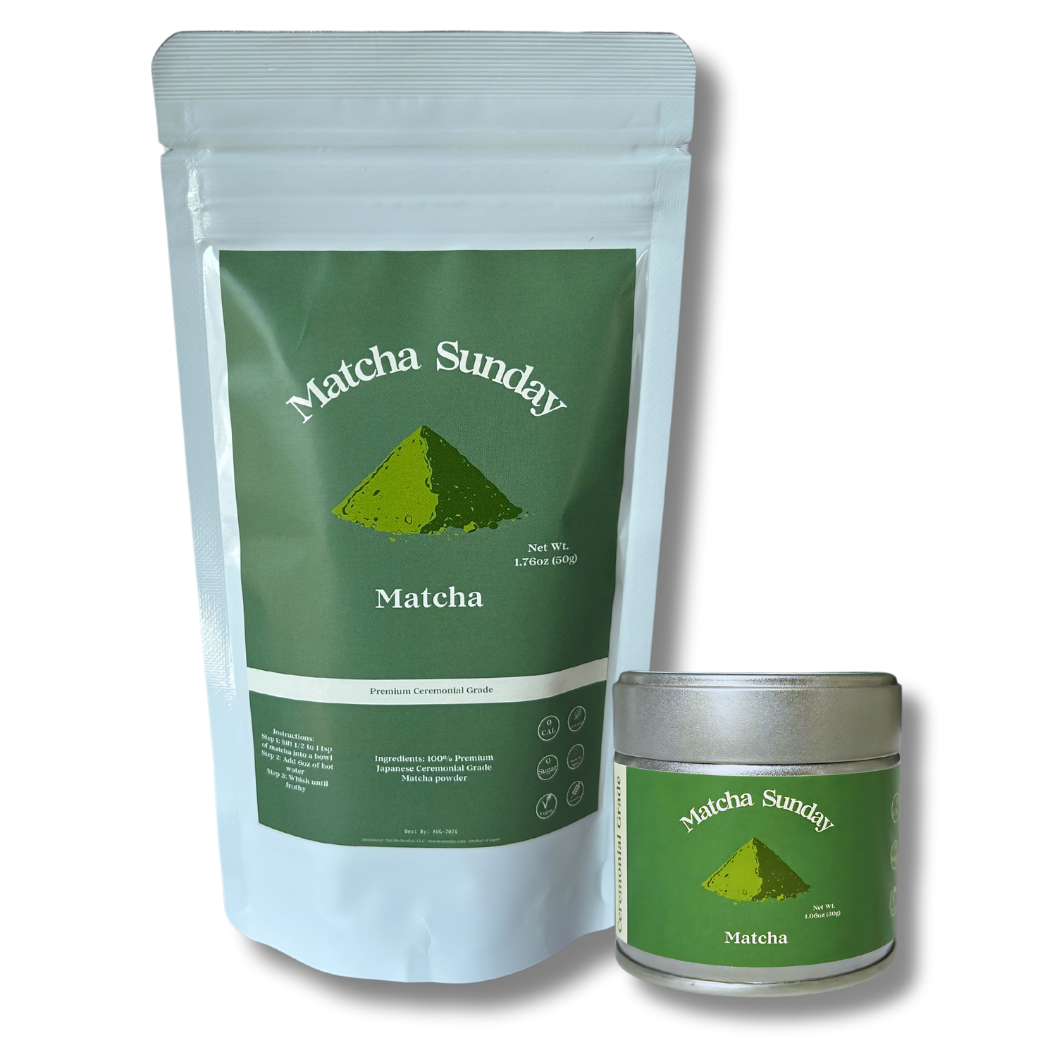 Ceremonial Grade Matcha Powder Bundle