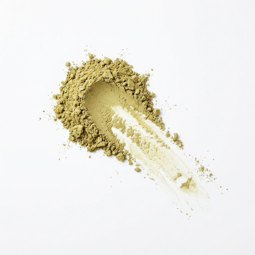 Dull, low-grade matcha
