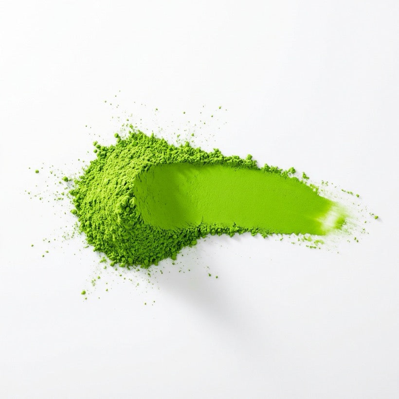 Vivid, ceremonial-grade matcha